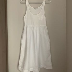 White Casual Tank Dress